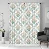 Gorgeous Floral Print Curtains Polyester Fabric Suitable Bedroom Living Room Decoration Made Of Machine Washable Great Window Treatment