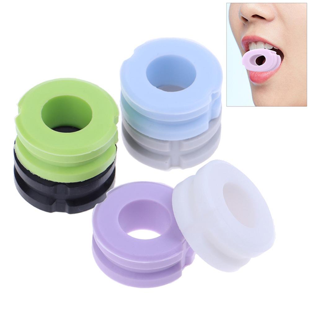 

Тренировочное оборудование для упражнений О-образный тренажер для челюсти Chew Ball Face Fitness Balls Chew Jaw Trainer чёрный