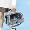 Portable Parrot Bag Bird Bag Breathable Bird Cage Porous Handbag with Tray Cup-eating Birdcage Bird Cage Pet Parrot Carrier Bag