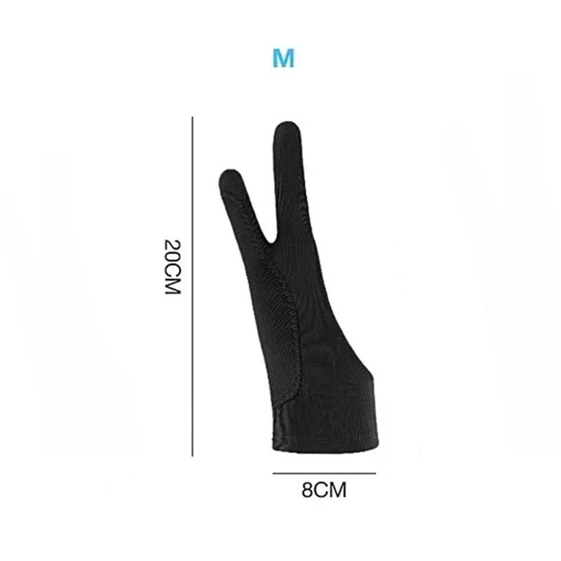Two-Fingers Anti-fouling Anti-touch Painting Glove For Drawing Golve Anti-Fouling For Tablet IPad Screen Board Right/Left Glove