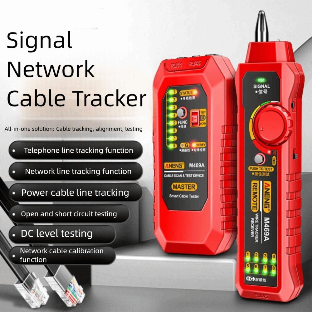 Anti-Interference Network Cable Tracker RJ45 RJ11 LAN Testers Wire Detector  Electrician Tools