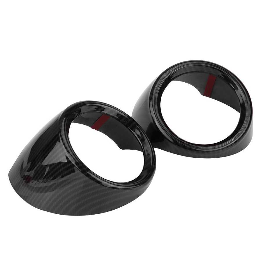 2pcs Car Interior Front Row Side Air Conditioner Outlet Trim Cover Frame for Alfa Romeo Giulia 2016 2017 2018 Car