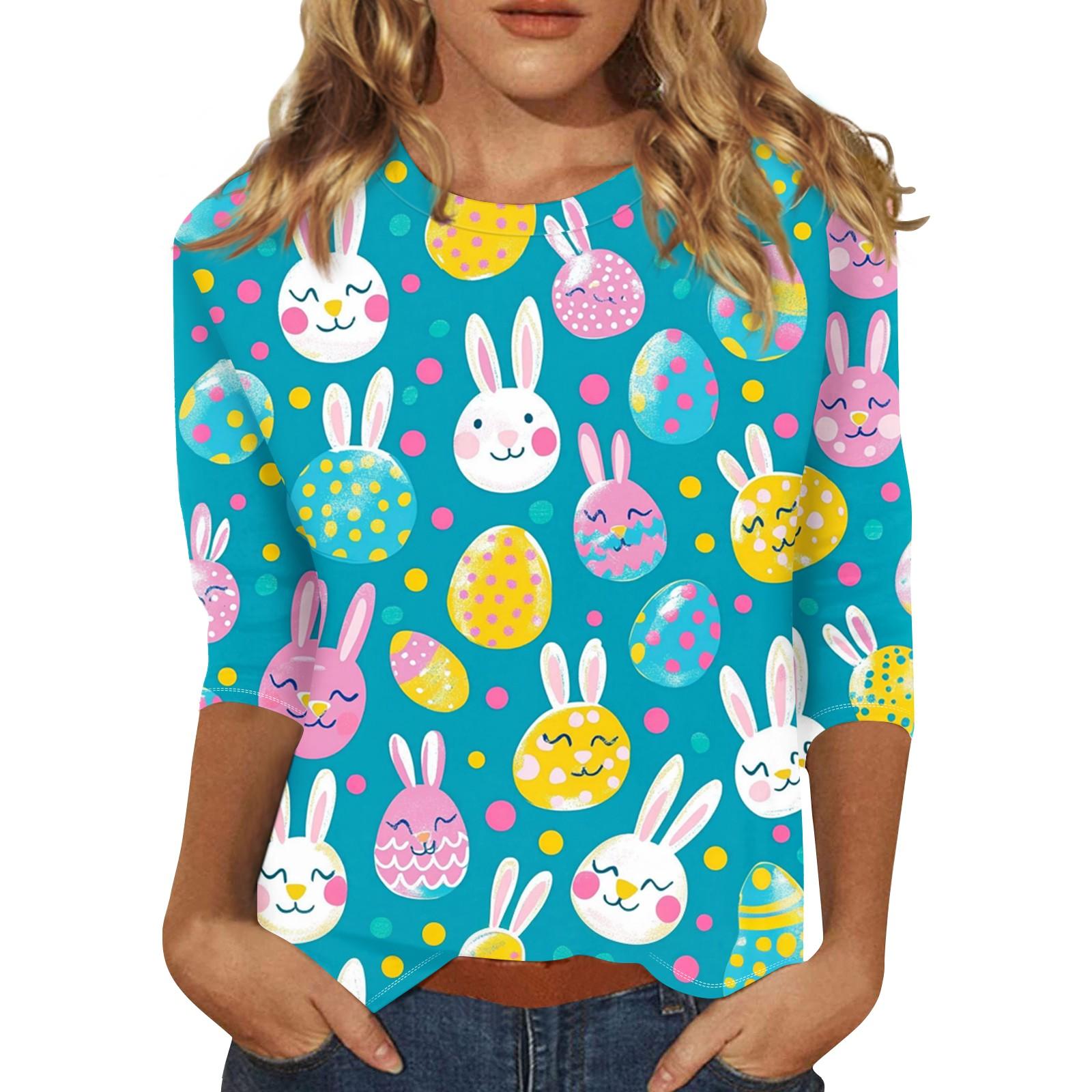 

Женская мода свободный повседневный топ с семью рукавами и круглым вырезом XL