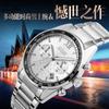 Moment Beauty 9096 Men's Classic Steel Belt Watch Quartz Watch Calendar Business Watch Men's One