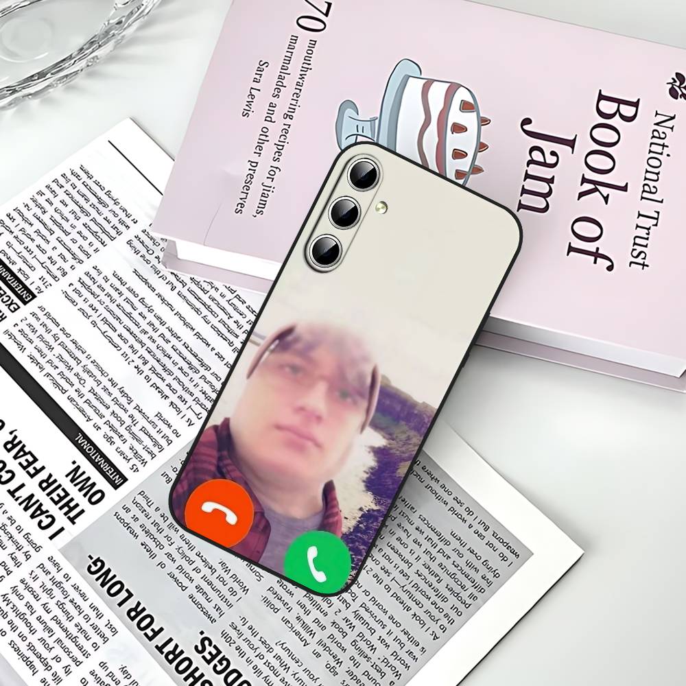 John Pork Is Calling Answer Call Phone Case For Samsung Galaxy S21 S22 S23 S24ULTRA S25ULTRA FE Ultra Plus5G A52S S26 Soft Cover