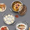 KOBACH 28cm 304 Stainless Steel 3-Layer Steamer