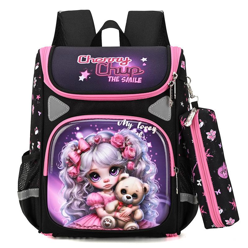 Children'S School Bags Cartoon School Bags For Primary School Students Astronaut Lightweight Cartoon Backpack