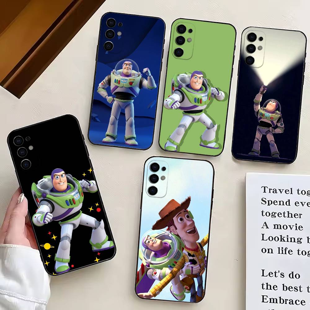 Space T-Toy S-Story-TS Phone Case Black Silicone Soft For Samsung S25,S24,S21,S22,S23,S30,Ultra,S20,Plus,Fe,Lite
