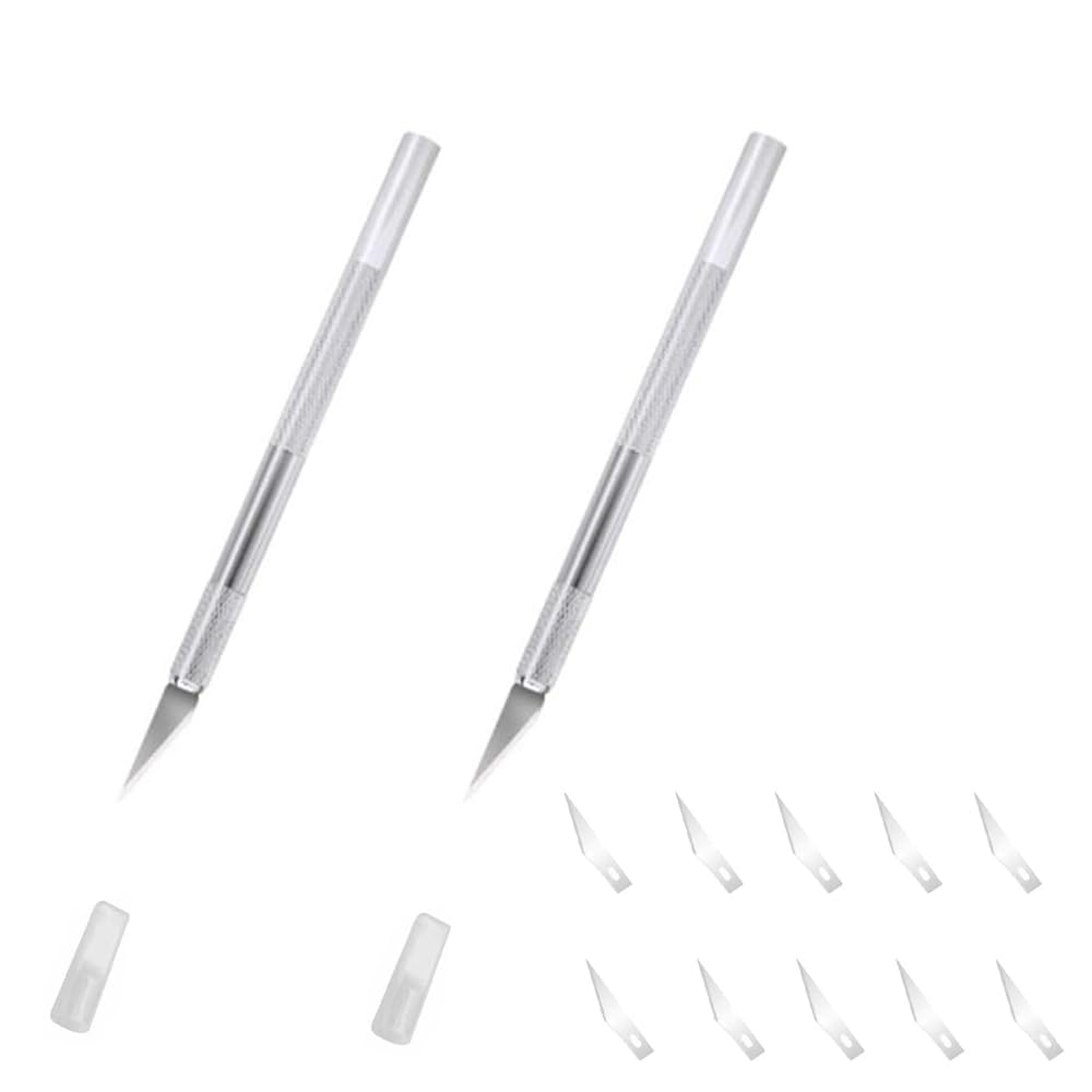 

MOCOXYKLXY Design Art Carving Fine Art Cutter with Replacement Art Plastic Model Making DIY Craft Cap Replacement Knife, Knife, Knife, High-Hardness