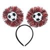 Football Headband with 3D Football Patch Anti-Slip Comfortable Hair Hoop for Adults