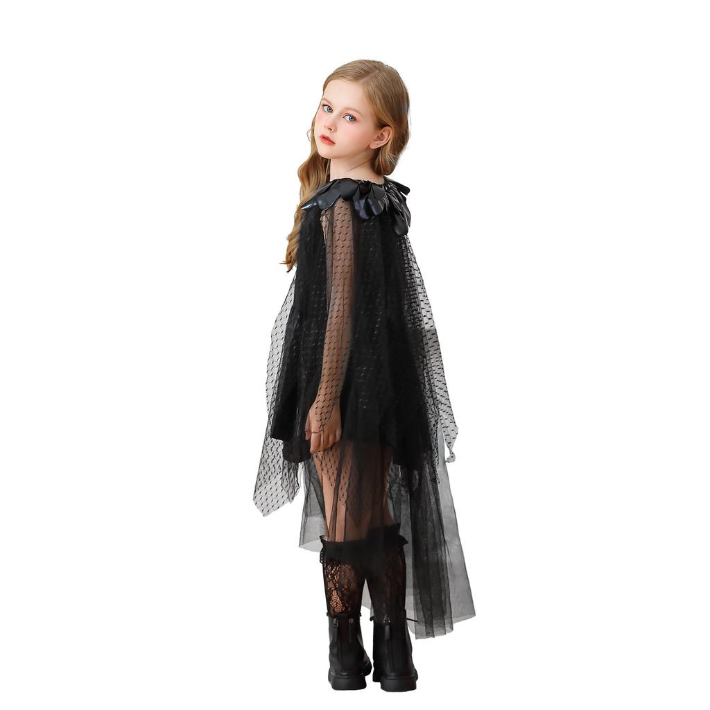 Halloween Children's Costume Witch Dress Stage Dress Up Children's Devil Vampire Witch Dress