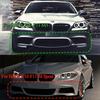 4Pcs Car Front Bumper Splitter Lip Side Spoiler For BMW 5 Series F10 F11 M5 M-Sport 2011-2017 Gloss Black Body Kits Tuning
