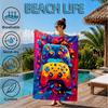 Electric Gaming control Beach Towel, Microfiber Beach Towel, Perfect For Pool, Beach, Travel, Home Decor Beach Party Fan gifts