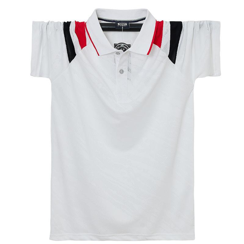 Ice Feeling Breathable Mesh Sports Short-sleeved T-shirt Men's Thin Ice Silk Quick Dry Clothes Plus Size