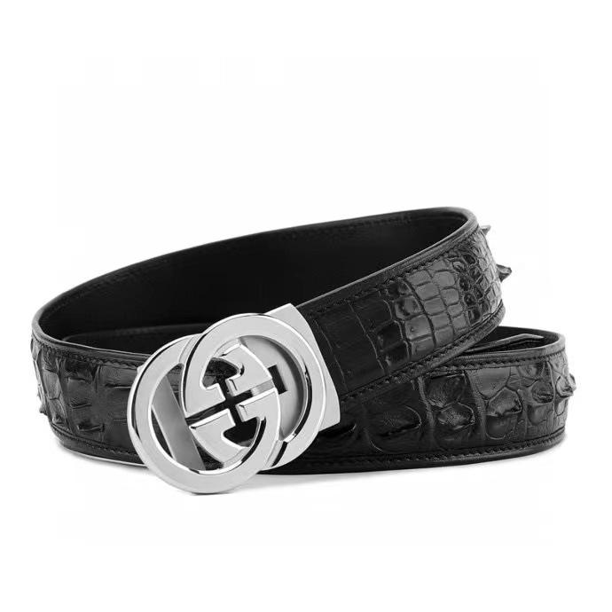 

Южноафриканский мужской ремень из крокодиловой кожи, автоматический ремень без пряжки, черный кофейный цвет 130cm