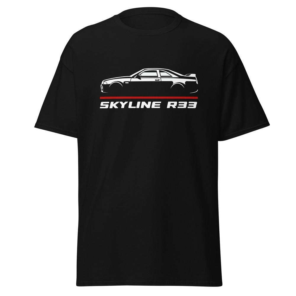 

Premium T-Shirt For Nissan Skyline R33 Car Enthusiast Birthday Gift XL