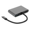 5 In 1 TypeC MultiFunction Docking Station HDMI+DP+VGA+USB+PD Interface HUB Adapter