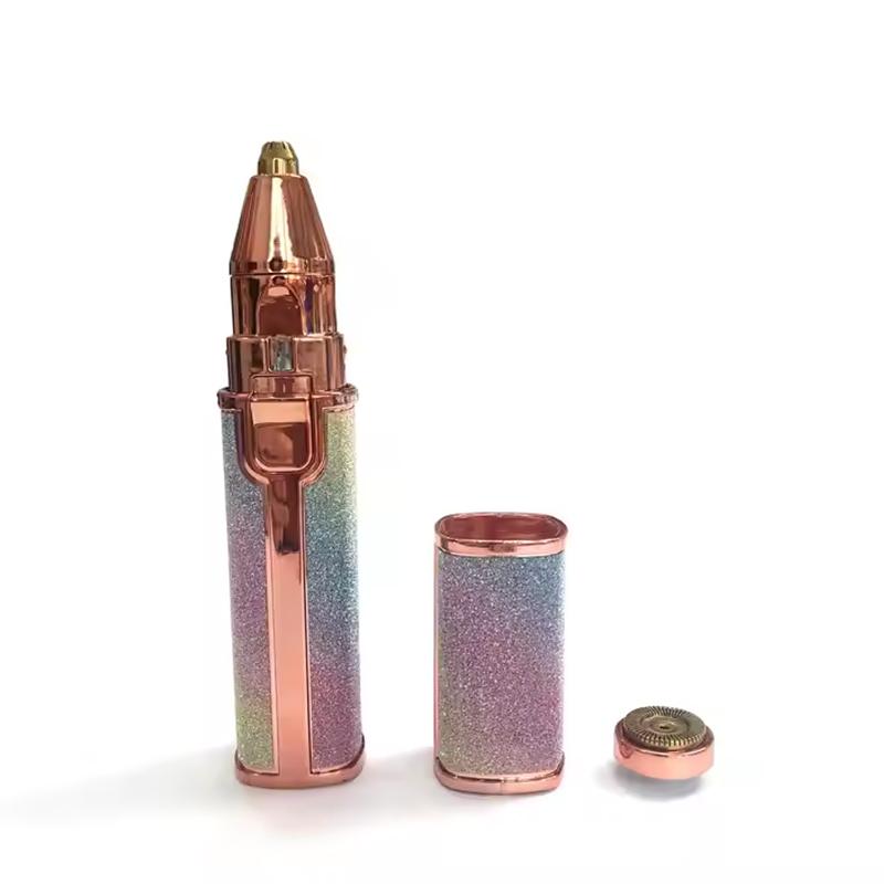 Mini Shavers Razor Portable Electric Hair Remover 2 In 1 Built-in Light Eyebrow Trimmer Hair Removal For Women