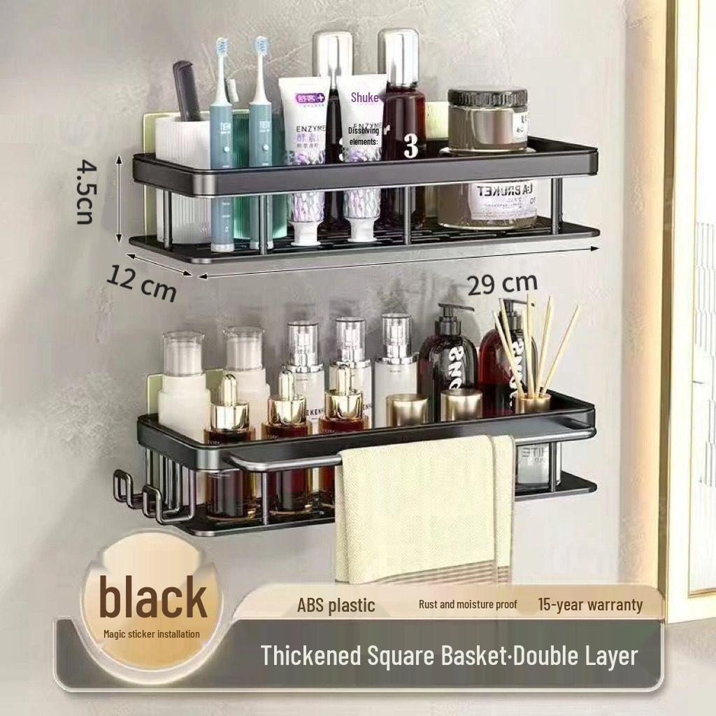 Stanzfreies wandmontiertes Badezimmer-Aufbewahrungsregal