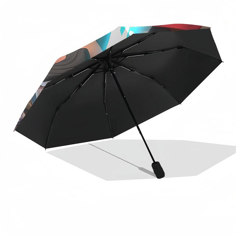 Clash Royale, Royal Battle Automatic Opening and Closing, 8 Rib Structure Portable Umbrella, Suitable for Men and Women In All Seasons Perf