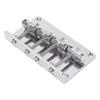 4 String Electric Bass Bridge Metal Vintage Style Fixed Guitar Bridge with Saddle 86MM