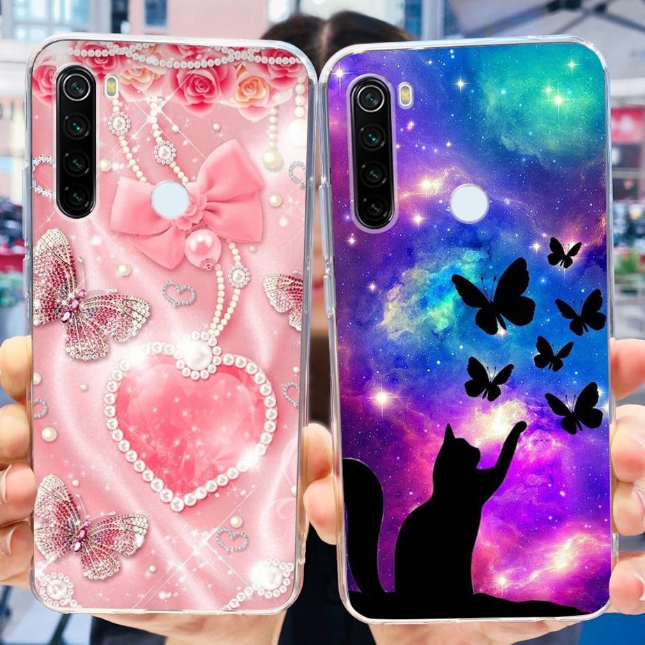 For Xiaomi Redmi Note 8 Case Note 8T Luxury Painted Cover Clear Silicone Phone Case For Redmi Note 8 Pro Note8 Note8T Soft Shell