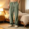 Pantaloni in Velluto a Coste Colorati da Uomo con Tasche - Comodi Pantaloni Casual da Notte per la Casa
