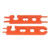 1 Pair Solar Spanner Wrench Assembly Panel PV Disconnect Removal Connector Tool Orange