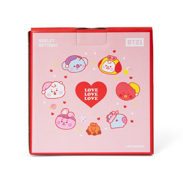 LINE FRIENDS BT21 BABY Párty pohár Gobbletzan Set (330 ml)