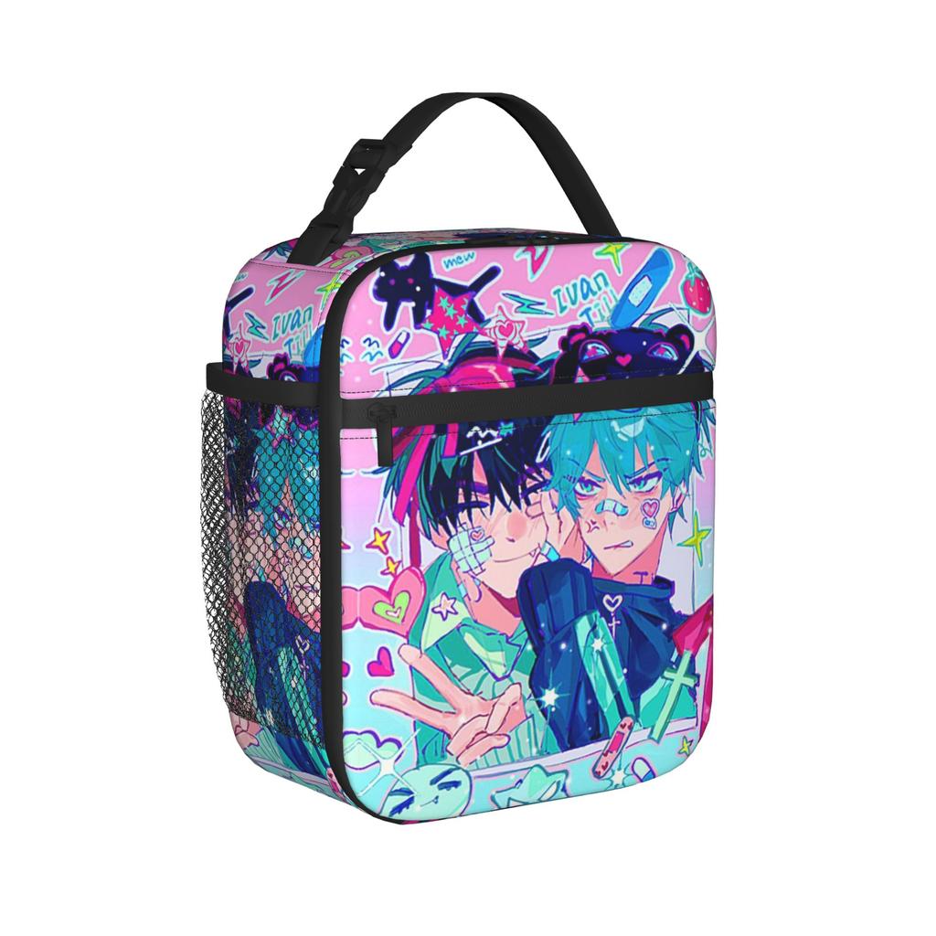 Ivti Alien Stage Anime Insulated Lunch Bags Leakproof Luka Ivan Till Mizi Reusable Cooler Bag Tote Lunch Box Office Picnic
