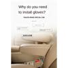 Car Armrest Cover Elasticity Cloth Fabric Car Centre Console Armrest Protector Universal for Car Seats
