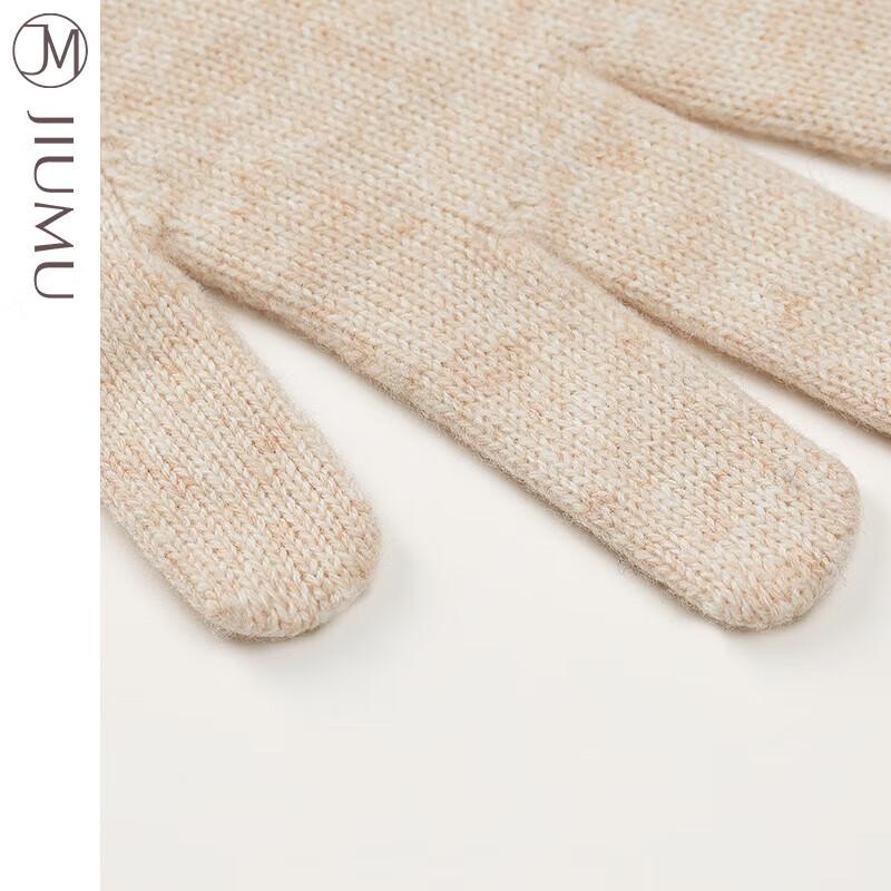 JIUMU Women's Wool Winter Warm Gloves