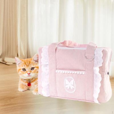 Pet Tote Bag Cat Breathable Mesh Multipurpose Fashion Easy To Carry Reusable Outing
