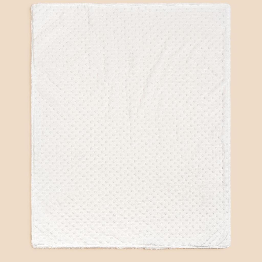 Spring & Autumn Velvet Lambswool Baby Swaddle Blanket - Double-Layer, Foldable & Thickened for Comfort and Warmth