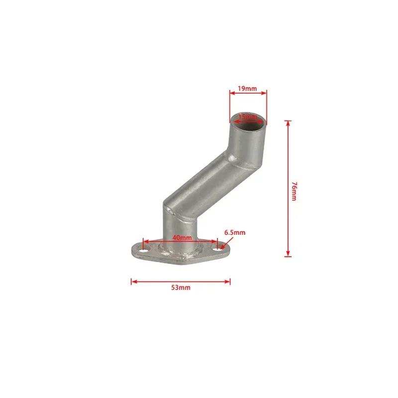 35mm-40mm Intake Manifold with Gasket for Mini Motorcycle Carburetor Two-Stroke 49cc50cc60cc66cc80cc Motorized Electric Bicycle 40mm