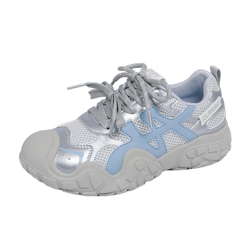 KT sports shoes new spring running shoes outdoor mountaineering non-slip lightweight climbing shoes ugly cute 35 серый
