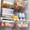 Automatic Rolling Egg Holder  Rack Fridge Egg Storage Box Container Kitchen Refrigerator  Dispenser Fridge Organizer Kitchen