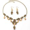 Skeleton Pendant Vintageinspired And Earrings Pack With Alloy Chain For Dressing Holiday