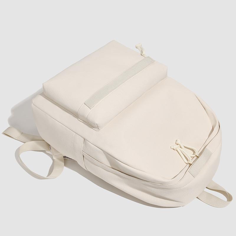Jednobarevný školní batoh Unisex Batoh ve vysokoškolském stylu