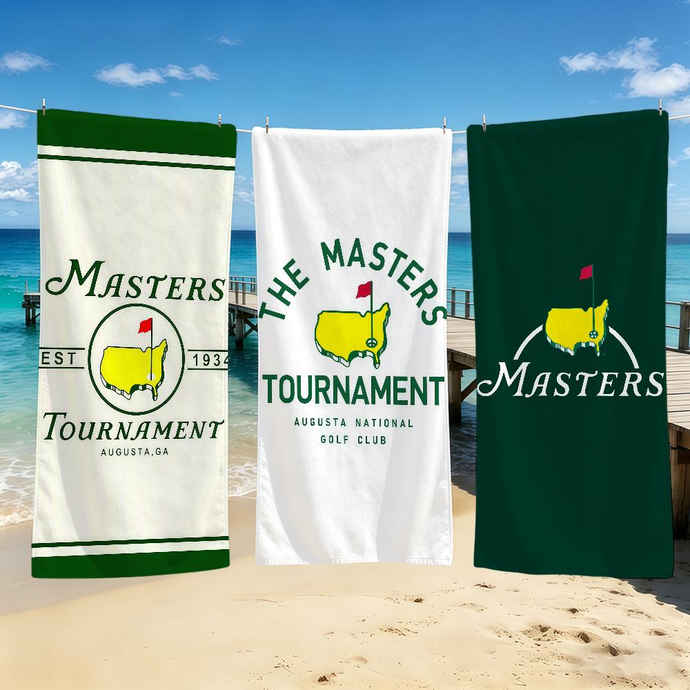M-Masters Fashion Golf Towel For Outdoor Camping Beach Towel Super Absorbent Quick-Drying Summer Towel
