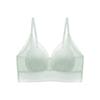 Summer Triangle Cup Lace Bra French Non-steel Ring Without Scarring Back Underwear Tank Top Thin Bra