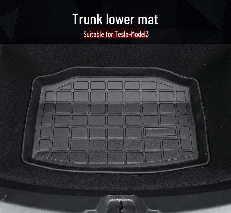 Tesla Model 3/Y Kofferraumaufbewahrung & Fußmatten-Set (TPE-Material)