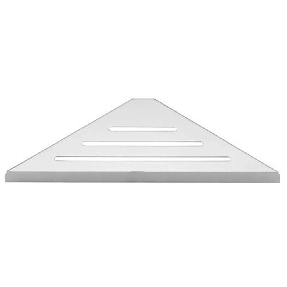 304 Stainless Steel Triangular Storage Rack No Drilling Bathroom Shower Corner Shelf Multi Functional Wall Corner Organize Rack