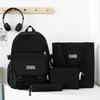Schoolbag New Four-piece Fashionable Versatile Large-capacity Schoolbag Third To Fifth and Sixth Grades Middle and High School Students Backpack