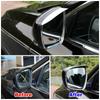 For Renault Kadjar 2015- Exterior Refit Rearview Chrome Side Mirror Protect Shell Cover Rain Visor Trim Carbon Fiber Modify
