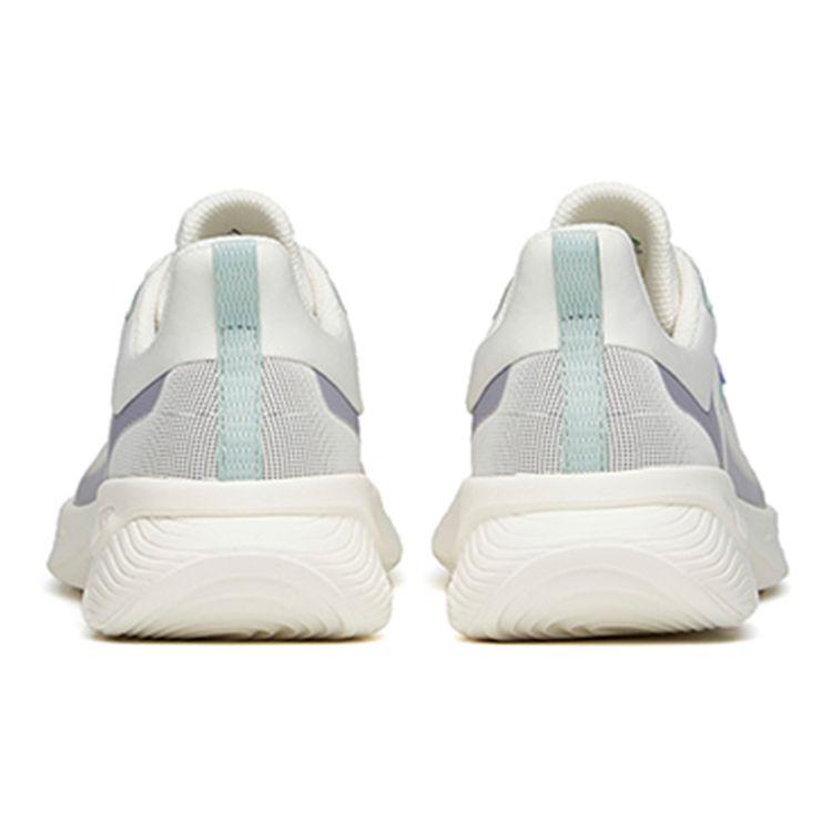 Anta Lightweight Comfortable Shock Absorbing Non-Slip Wear-Resistant Low-Top Running Shoes Women sneaker White Purple 922145564-1