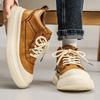 High-top Shoes Winter Retro Casual Mid-top Board Shoes Youth Sports Thick-soled Inner Height-increasing Big Head Shoes