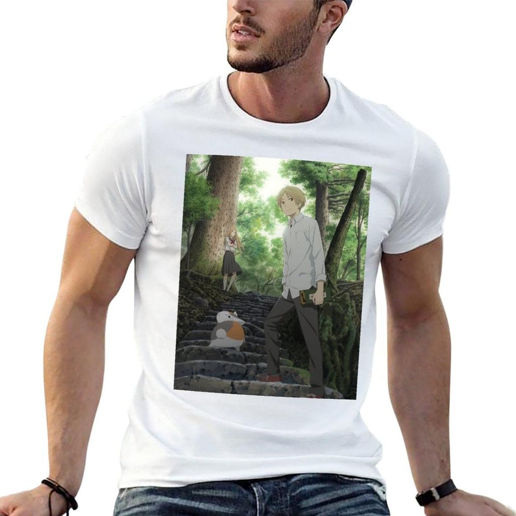 Natsume Yuujinchou Roku Poster TShirt Plus Size Workout Short Sleeve Top