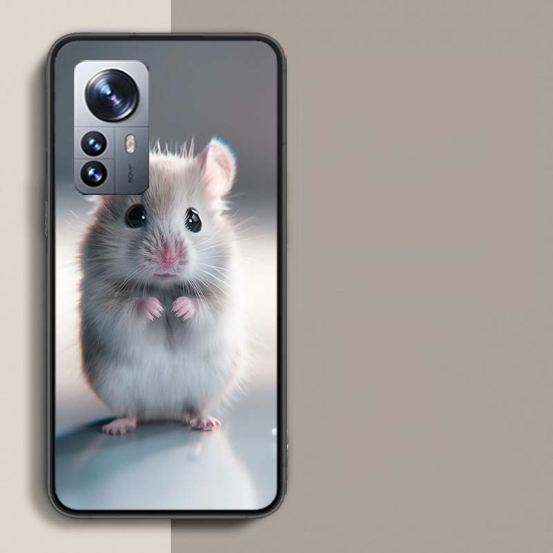 Cute Hamster Phone Case For Redmi Note 13 Pro Plus 14 Pro+ 12S 12 11S 11T 11E 11 10S 10 9S 9 Xiaomi Capa TPU