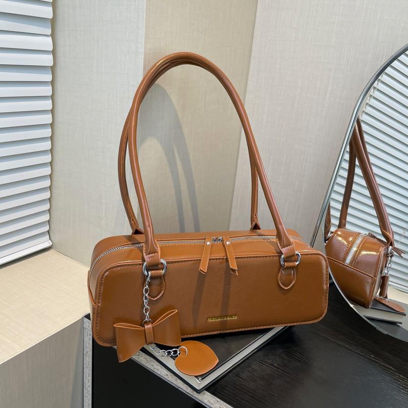 

Simple High-end Bag Women s New French Style Large-capacity Armpit Stick All-matching Temperament Commuting Shoulder коричневий